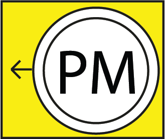 Micro path marker symbol